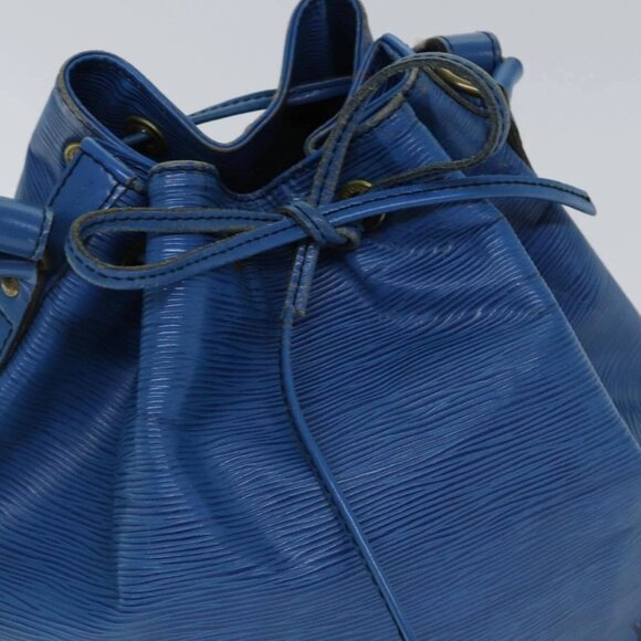 LOUIS VUITTON Epi Noe Shoulder Bag Toledo Blue LV Auth - Picture 7 of 16